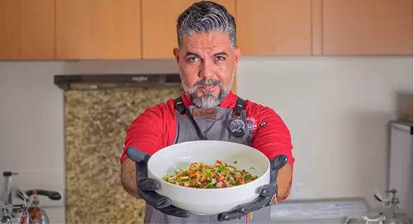 Chef Marvin's got dinner