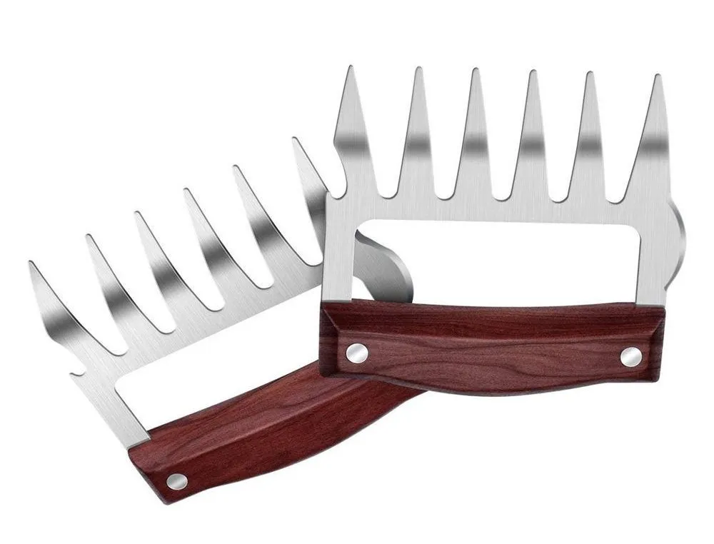 Forks or shredding claws